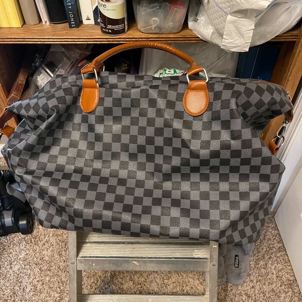 Inspired duffle bag